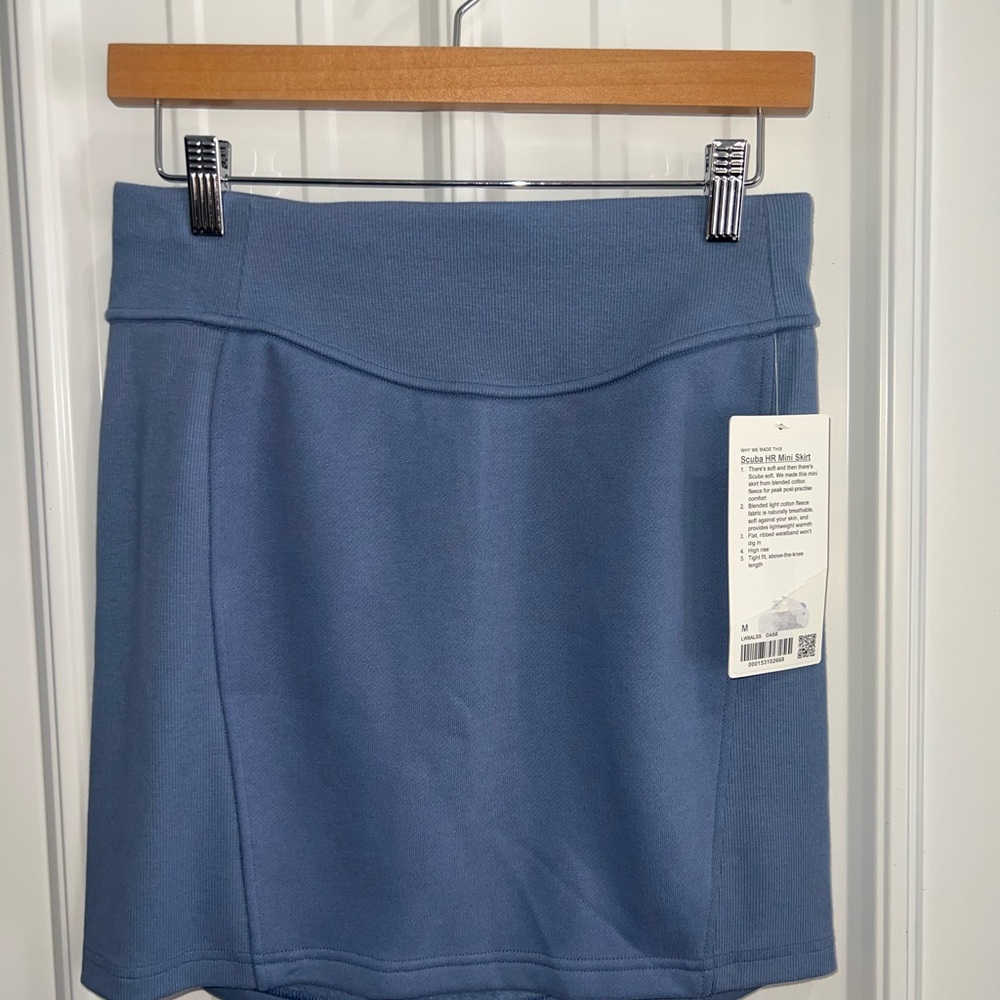 Lululemon Athletica Blue A-Line Mini Skirt for Casual Wear